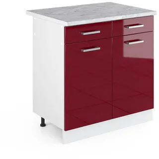 Vicco Schubladenschrank R-Line 80 x 60 x 81,5 cm Rot