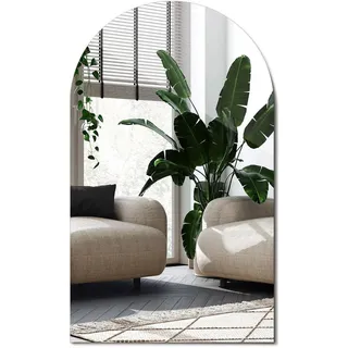 Wallfluent Spiegel 60x100 Asymmetrisch , Transparent , Glas , Organisch , 60x100x0.4 cm , Spiegel, Wandspiegel