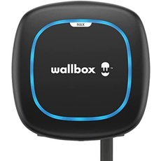 Wallbox Pulsar Max, Ladegerät für Elektrofahrzeuge (11 kW, Type 2, Wi-Fi, Bluetooth, OCPP, Innen/Außen, 7m, einfache Installation), Schwarz