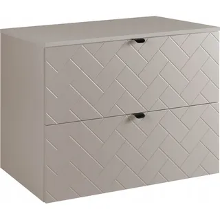 RODAN | Waschbeckunterschrank 80 cm - Beige Matt - Badezimmerschränke - Badmöbel - Waschbecken Unterschränke - Beige Arbeitsplatte - Beige