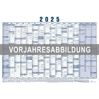 Zettler Plakatkalender 16M/1S gerollt 5St