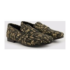 Jacquard-Loafer, Melange, Lederfutter, Weite H