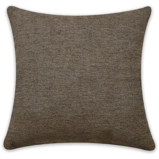 Gardinia Sehlbach Kissen Chenille Melange, Braun, 45 x 45 cm Kissen, Gemütliche Klarheit, Subtile Tiefe, Natürlicher Look, Stilvolle Atmosphäre