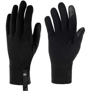 Buff Merino Midweight Handschuhe Schwarz XL