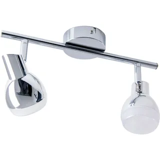 näve LED Deckenleuchte "Chromey" LED-Board 1 Stk. Warmweiß LED Deckenleuchte,chrom,2x 26 LED 5W/380lm; total 10W, chromfarben
