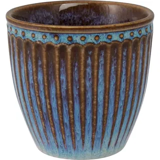 GreenGate Mini Latte Cup Becher Alice Oyster Blue Blau Everyday Geschirr 7x7 cm