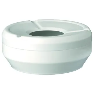 APS 83612 Windaschenbecher "CASUAL", Ø 12 cm, Höhe 4,5 cm, Melamin, weiß