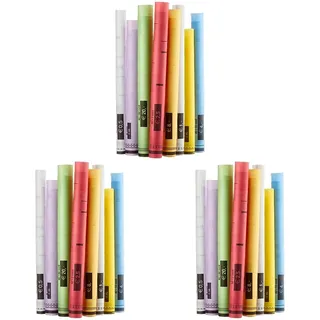 effektivo 10109 Papier Münzhülsen Set, (Packung mit 3)