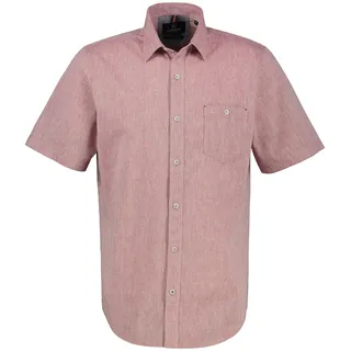 LERROS Kurzarmhemd, mit Brusttasche, rot