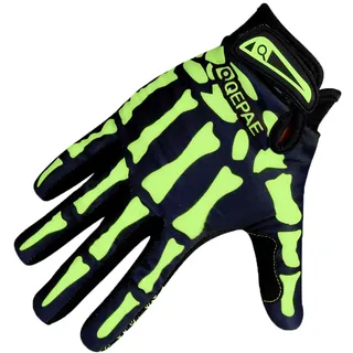 TRIWONDER Fahrradhandschuhe rutschfeste und Winddichte Winterhandschuhe Sporthandschuhe Laufhandschuhe für Laufen, Radfahren, Klettern (Grün - Voller Finger, XL)