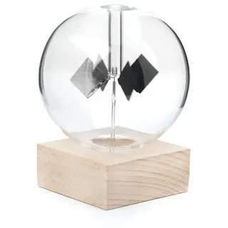 Kikkerland ST85 Deko, Holz, Glass, Transparent, 11.8 x 11.2 x 15.9 cm