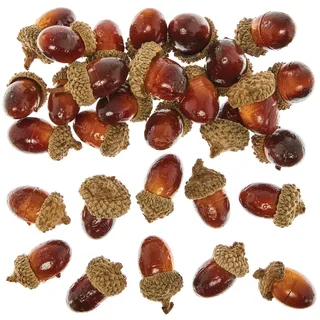 Baker Ross FN307 Künstliche Eicheln zum Basteln - 30er-Pack, Herbstbasteleien, Herbstkranz-Bedarf