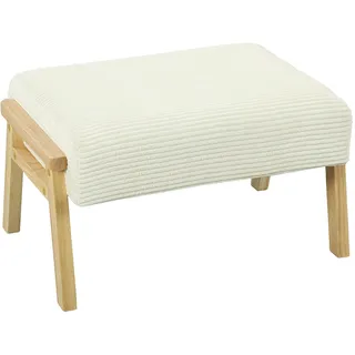 Homcom Sitzhocker Holz 46 x 40 x 70 cm Weiß