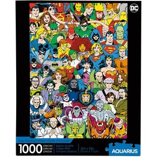 HEO GMBH AQUARIUS 65378 DC Comics – Retro Cast 1000 Piece Jigsaw Puzzle