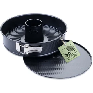 Zenker Perfect Black Springform mit Flach- und Rohrboden Ø 28 cm