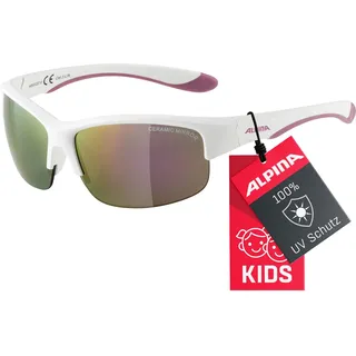 Alpina Flexxy Youth HR white purple matt, One Size