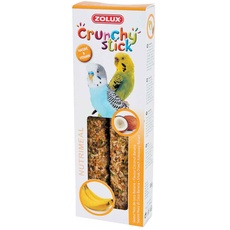 Zolux Crunchy Stick Leckerli für Wellensittich, Kokosnuss/Banane, 85 g, 1 Stück (1 Stück)