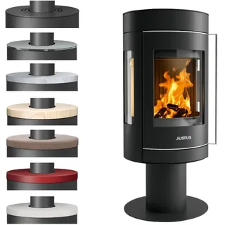 Justus Kaminofen | Meva | 5,5 kW | Abdeckplatte wählbar