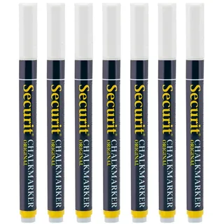 Securit Kreidemarker 7 St. 1-2 mm Weiß