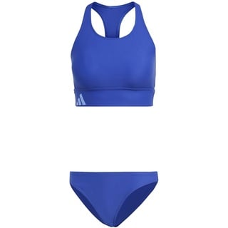 Adidas, BRD Bikini, Bikini, Halbuklimische Blaue/Blaue Fusion, 38, Donna