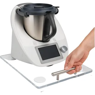 Gleitbrett Gleiter für Monsieur Cuisine Connect aus Acryl,passsend auch für TM5,TM6,Cookit,Krups,Kennwood,Moulinex,WMF,und weiteren Küchenmaschinen