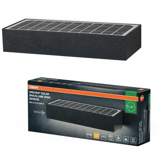 Osram Solarleuchte Kunststoff 4,3 cm inkl. Bewegungsmelder dunkelgrau