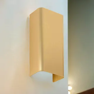 Licht-Erlebnisse Wandleuchte GU10 Innen, Gold, Up Down, Indirekte Beleuchtung Wand, Wandstrahler Innen, Wandlampe Schlafzimmer, Flurlicht, Treppenhaus, Wand Lampe