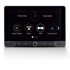 Bild von X-127 1-Din Autoradio, Multimediasystem mit 9“/22,9 cm Touchscreen, Mediencenter mit DAB+, USB, UKW, Apple CarPlay, Android Auto, für PKWs oder Reisemobile