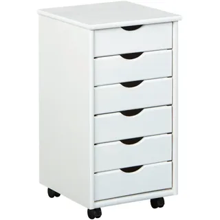 Interlink Simon Rollcontainer 35 x 40 x 65 cm Weiß