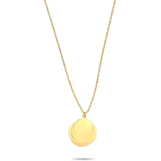 Liebeskind Berlin Halskette LJ-1656-N-50 aus Edelstahl in IP Gold