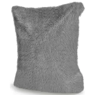 Green Bean® XXL-Sitzsack Fellotpik mit Füllmaterial (EPS Perlen - 380 Liter) - Indoor Maße ca 180 x 140 cm - Bean Bag Sitzkissen Sitzpuff Sitzsessel Bodenkissen Lounge Grau - Grau