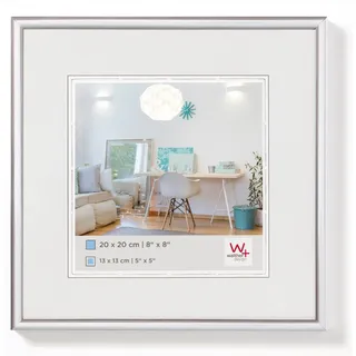 walther design Walther Kunststoffrahmen KV010S New Lifestyle 10x10cm silber