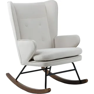 Kayoom »Melorie 125, Metallgestell mit Kufen aus Holz« () 1 Stk.Schaukelstuhl, Zierknöpfe, Metallgestell mit Kufen aus Holz