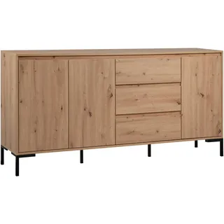 MID.YOU Sideboard , holzfarben , Maße cm B: 178,5 H: 87 T: 40.0