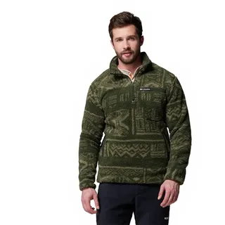 Columbia Rugged RidgeTM High Pile Fleece Mit Halbem Reißverschluss - Greenscape Deschutes Days - L