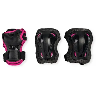 Rollerblade Skate Gear 3 Pack Ellbogenschoner - Black / Pinkdo - 2XS