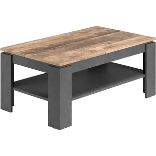Home affaire Couchtisch "Granada" Couchtisch mit 1 offenem Fach - (B/T/H) 110/65/47 cm, tabak eiche, matera, tabak eiche