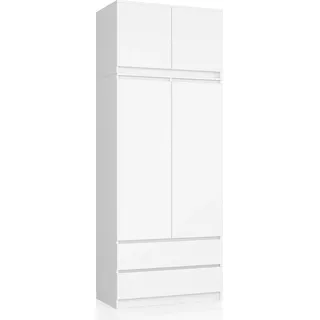 akord furniture factory Kinderkleiderschrank Akord S90 90 x 234 x 51 cm Holz weiß