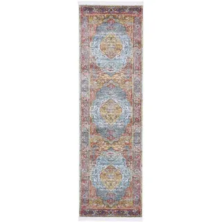 carpetfine Esha Teppichläufer 80 x 300 cm Mehrfarbig