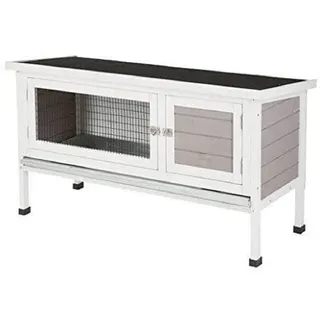 Kerbl Kleintierstall Freddy 116 x 45 x 62 cm grau/weiß