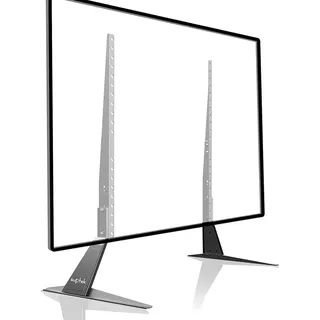 Suptek TV-Rack 22-65 Zoll Höhenverstellbar 50 cm Schwarz Stahl