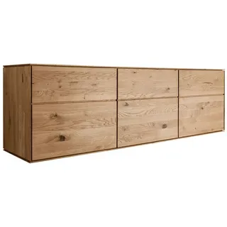 Lomadox Sideboard 172cm, stehend oder hängend, Wildeiche massiv geölt, WYNDHAM-69
