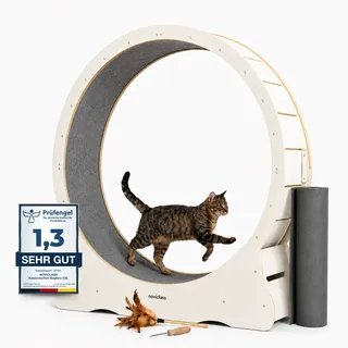Katzenlaufrad 'Baghira' XXL Groß 120cm Innendurchmesser
