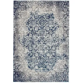 Kayoom River 140 Webteppich 80 x 150 cm Grau/Mehrfarbig