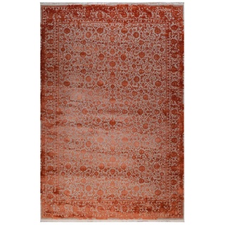 Esprit Vintage-Teppich , Grau, Terracotta , Textil , rechteckig , 120x170 cm , Textiles Vertrauen - Oeko-Tex® , für Fußbodenheizung geeignet, in verschiedenen Größen erhältlich, pflegeleicht, leicht zusammenrollbar , Teppiche Und Böden, Teppiche, Webteppiche