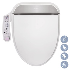 R FLORY FDB320 Intelligenter Smart Bidet Toilettensitz, wc dusche umweltfreundliche Energieeinsparung, beheizter Sitz japanische toilette dusch wc bidet aufsatz (Normal-EU)