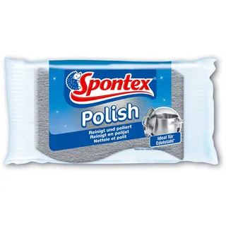 Spontex Polish Edelstahlputz Viskosescheuerschwamm Edelstahl