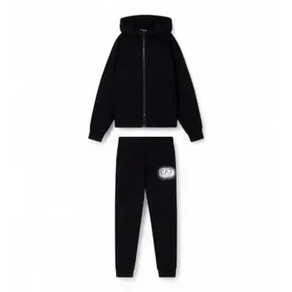 EA7 für Mädchen. 7G000184_AF13135 Visibility Girl Set Schwarz (14años= 164cm), Lässig, Sportlich, Baumwolle, Sportbekleidung, Multisport, La