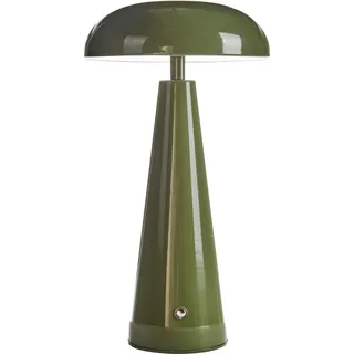 BELIANI Kabellose Tischlampe Grün Metall Kabellos Wiederaufladbar Akku Touch Funktion LED Dimmer Dimmfunktion USB Kabel Tischleuchte Modernes Design - Grün