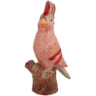 Butlers Deko-Papagei Lora , Pink , Keramik , 18x32x11 cm , Dekoration, Dekofiguren & Skulpturen, Dekoobjekte